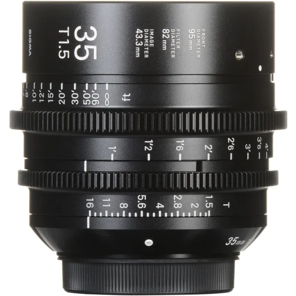 Sigma 35mm T1.5 FF High-Speed Prime (EF Mount, Feet)