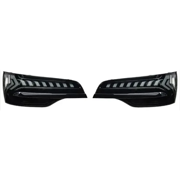 Upgraded Tail Light Lamp Xenon Taillight Retrofit Upgrade Modified Led Drl Hid Smoke CC-5302 Compatible With Audi Q7 2006-2009