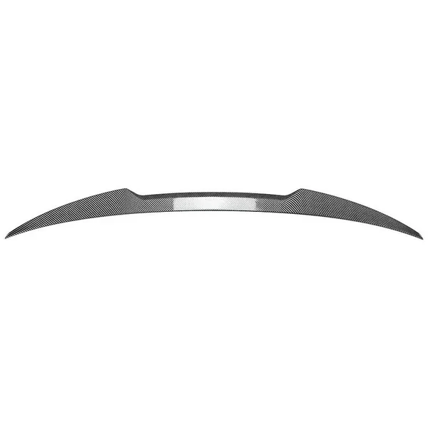 Rear Trunk Boot Roof Wing Lip Spoiler Splitter Skirts Zst-924 Carbon Fiber Look CC-7120 Compatible With Audi A4 S4 B9 2017-2024