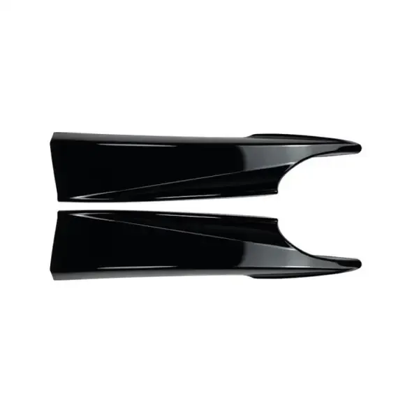 M Sport M Performance Front Bumper Splitter Lip Skirts Flag Zst-394 Gb Glossy Black CC-4007 Compatible With Bmw 3 Series F30 2012-2018