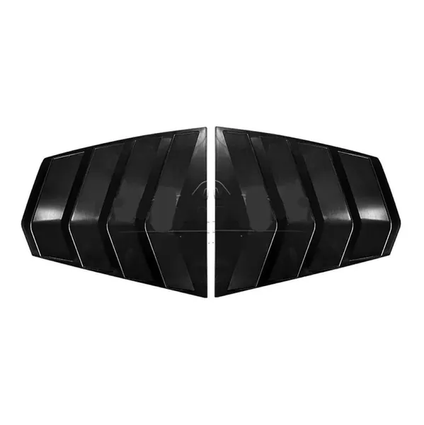 Plastic Side Vent Shutter Rear Window Louver Trim Ar-bm-0282 Glossy Black CC-8265 Compatible With Bmw 5 Series G60 2024+