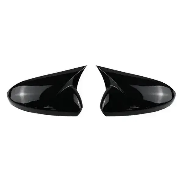 Side Rear View Mirror Case Cover Paste Self Adhesive Tape Stick On Style Ar-mr-042 Gb Glossy Black CC-2035 Compatible With Audi A3 S3 8v Rs3 2014-2020