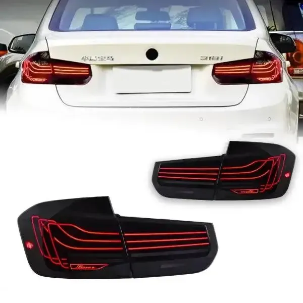 LED Tail Light 3D Rear Lamp DRL Signal Compatible With BMW F30 F35 F80 318I 320I 325I 330I 335I 2013-2018