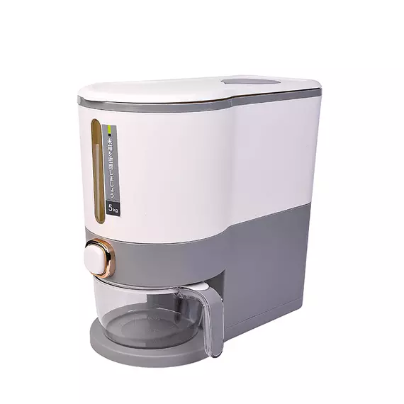 Nadstar1 Rice Bucket 5KG Food Grain Storage Container Large Capacity Storage Box 950-2021-5