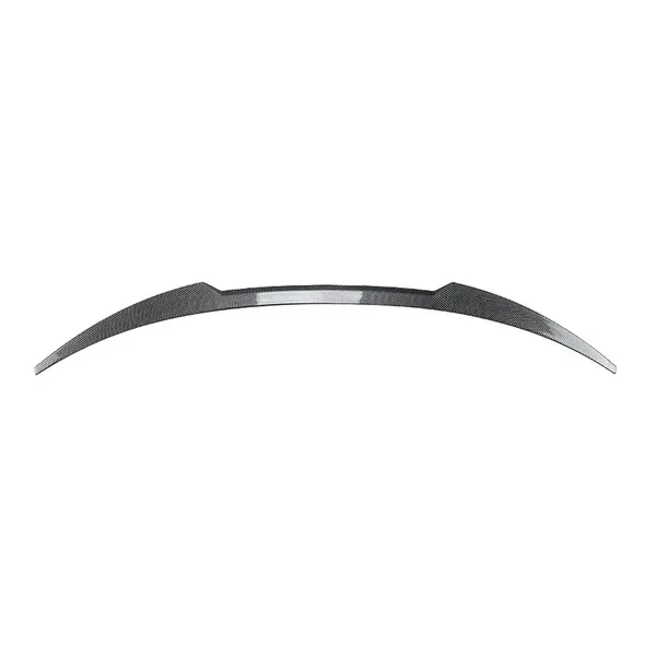 Rear Trunk Boot Wing Lip Mid Spoiler Carbon Fiber Look Zst-597 Cf CC-6022 Compatible With Bmw X6 F16 2014-2019