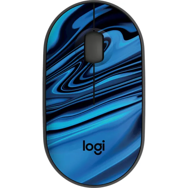 Logitech M340 Wireless Mouse (Blue Galaxy)
