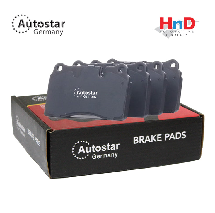 Autostar Germany Brake pad set Front Axle, AUDI Q7 4LB 7L6698151E