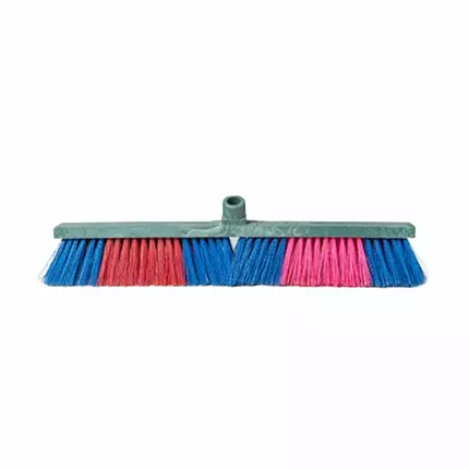 TBP Sweeping Hard Broom Colour Fibre 60cm Head 308 (Pack of 12)