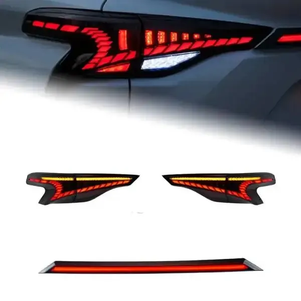 LED Tail Lamp DRL Signal Brake Reverse Compatible With Toyota Sienna 2021-2023