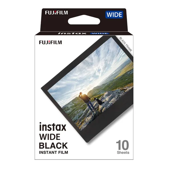 Instax Wide Film Black Frame 1 Pack (10 Sheets)