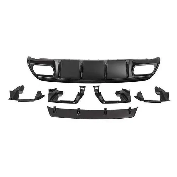 Rear Bumper Upgrade Convert To Amg Amg45 After Rear Lip Diffuser GC W176-009 CC-9462 Compatible With Mercedes Benz A Class W176 2012-2016