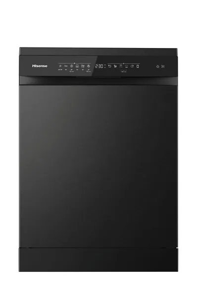 Hisense 15 Place Smart Dishwasher with Corner Boost & Auto Door Open- Black