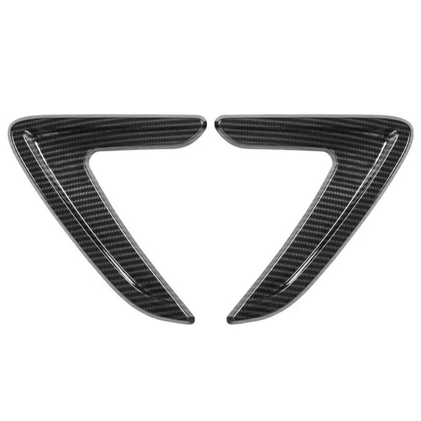 Side Wing Air Flow Fender Grill Outlet Intake Vent Trim Carbon Fiber Look CC-5991 Compatible With Bmw 3 Series F30 F80 2012-2018