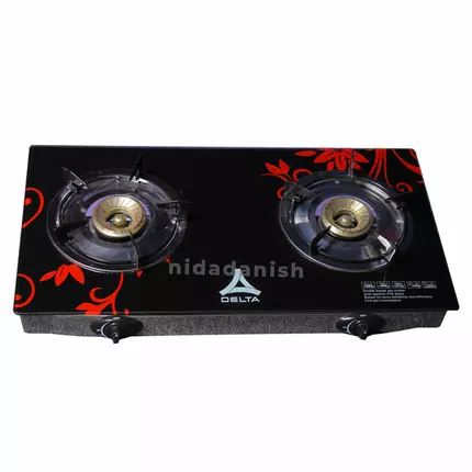 Delta Cookers 2 Burner Table Glass DTG-2GS