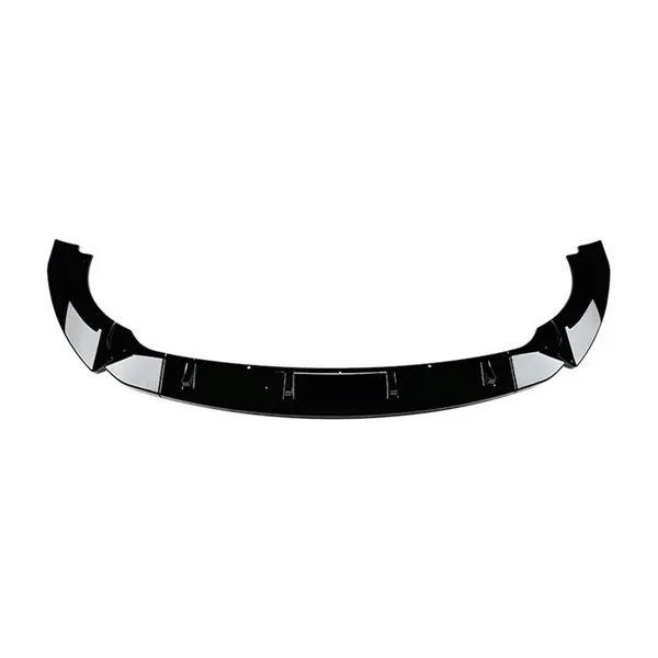Standard Front Bumper Lip Splitter Diffuser Skirts Flag Canard Glossy Black Zst-583 Gb CC-6158 Compatible With Mercedes Benz A Class W176 2012-2015