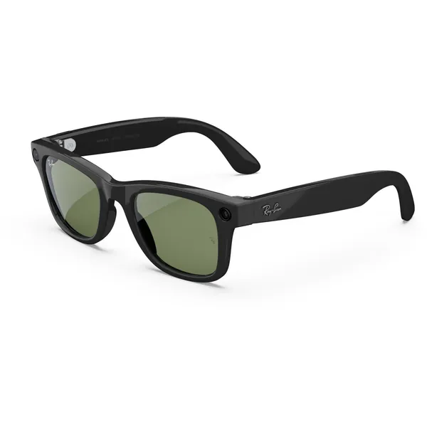 Ray-Ban | Meta Wayfarer Large Gen 2 AI Glasses (Shiny Black/Green)