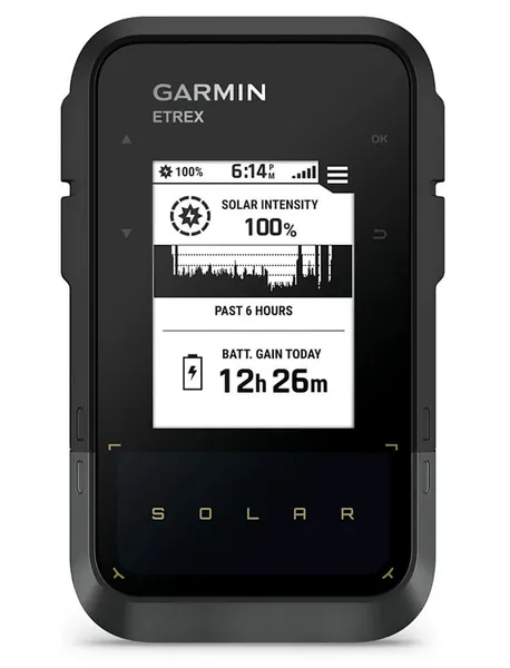 Garmin eTrex Solar Powered GPS Handheld Navigator - Black