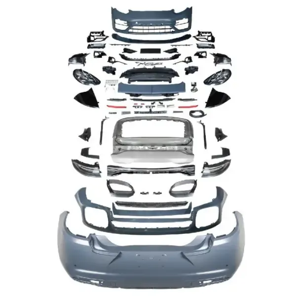 Upgrade Facelift Bumper Bodykit Conver To 971.2 2021-2023 Front And Rear CC-5602 Compatible With Porsche Panamera 970.2 2014-2016