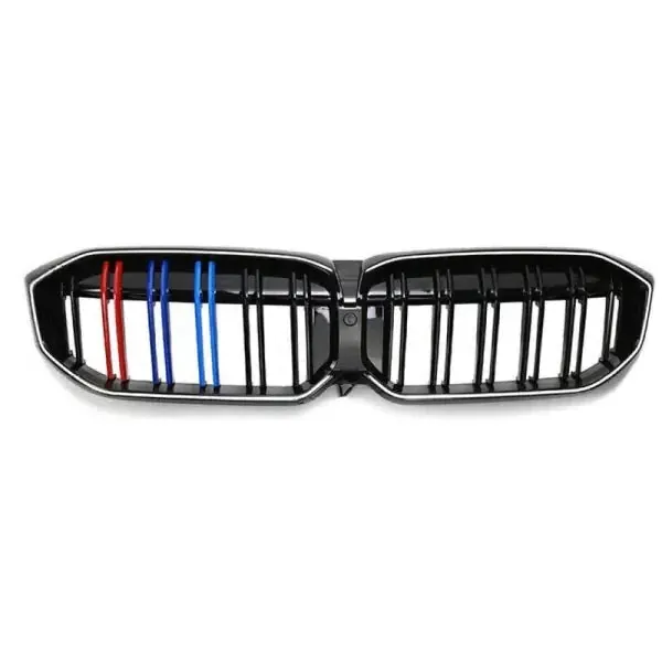 Front Bumper Show Grill G20 Lci Grill Tri Color Led Double CC-3005 Compatible With Bmw 3 Series G20 G28 LCI 2023+