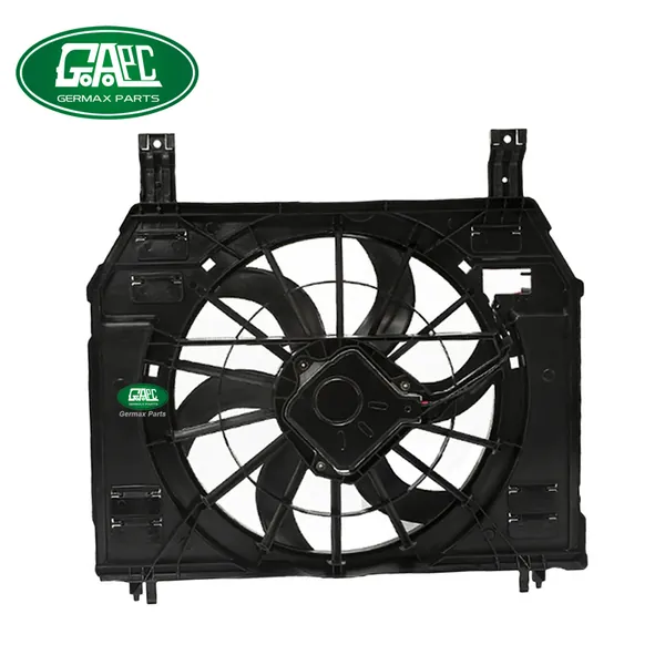 Germax L494 AJ20P6 3.0T L6 Petrol LR125203 LR146883 LR081688 HPLA19E735AD Radiator Fan Assembly GL3052 Land Rover Range Rover Sport 2014-2022 Range Rover Vogue 2013-2022 Discovery 5 2017-2020 Defender