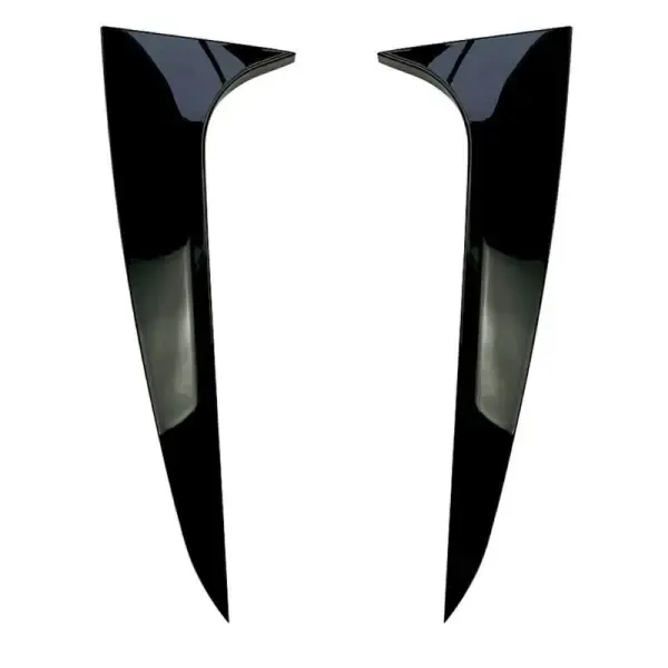 Rear Window Side Spoiler Skirts Canard Splitter Black Zst-192 CC-4041 Compatible With Bmw X4 G02 2019-2024