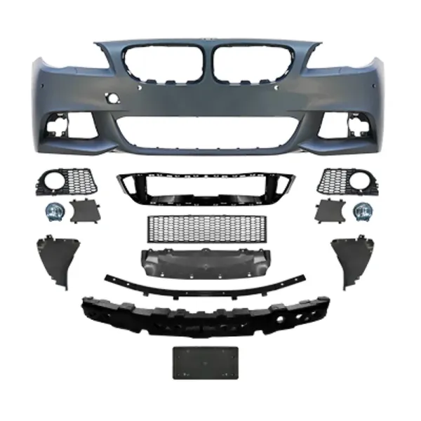 Front Bumper Upgrade Convert To Msports Mt M Tech Style Bodykit CC-6434 Compatible With Bmw 5 Series F10 2010-2017
