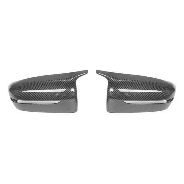 Side Rear View Case Door Wing Cap Shell Housing Mirror Covers Carbon Look REG CC-5959 Compatible With BMW 4 3 Series G20 2019-2024 G22 5 Series G30 2017-2023 7 Series G12 2016-2023 8 Series G14 M3 M4 