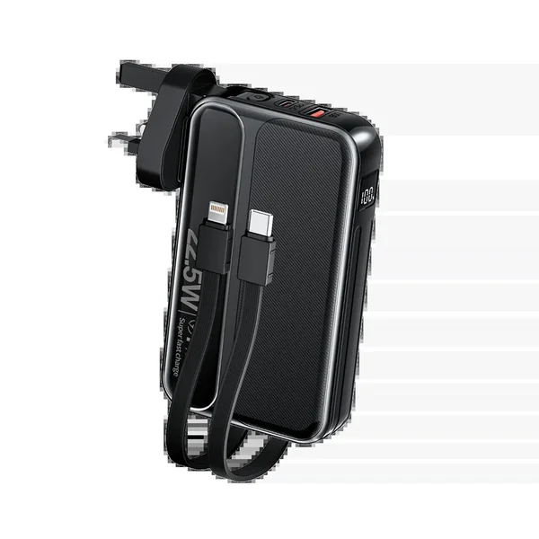 Green Lion Charge Mate Power Bank 10000 mAh PD 22.5W - Black