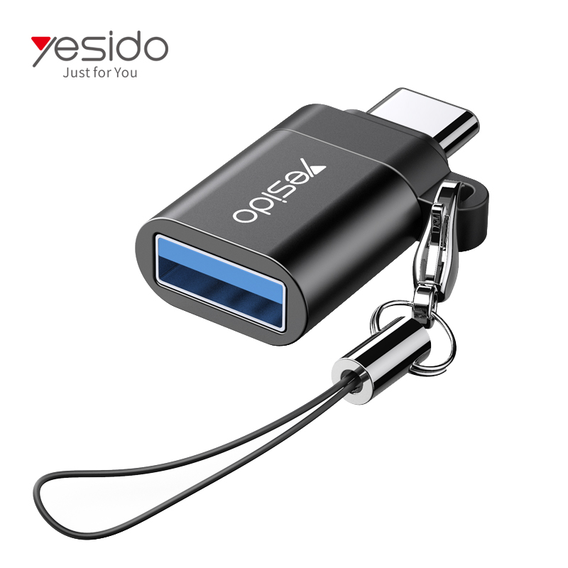 Yesido GS06 Mini Function Mobile Phone Power Data Transmit Convert Card Reader Type-C To USB OTG Adapter