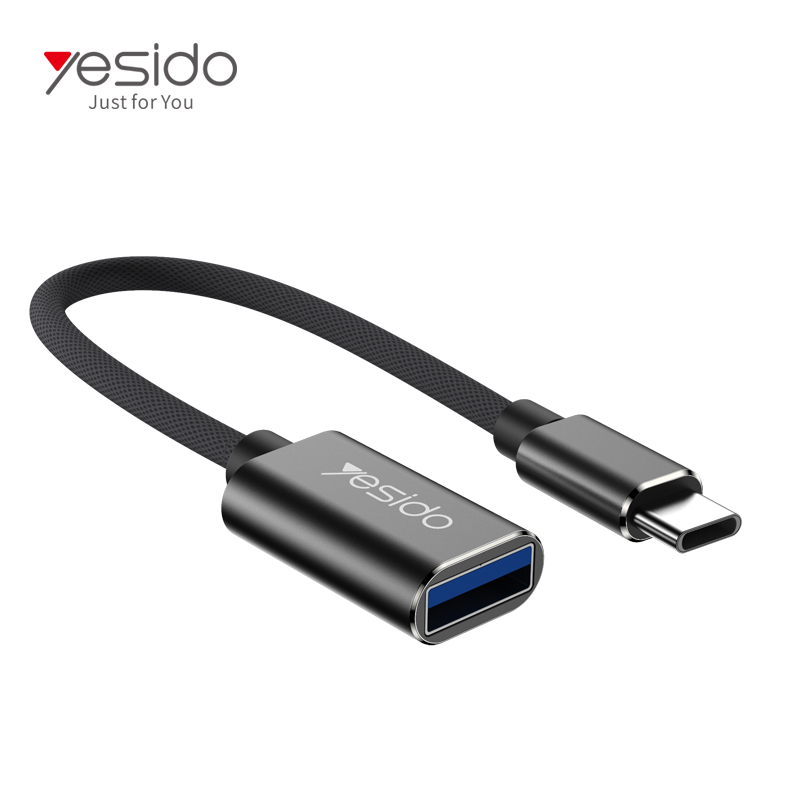Yesido GS01 Mobile Phone Type-C Female USB Data Transmit Type-C to USB-A OTG Adapter