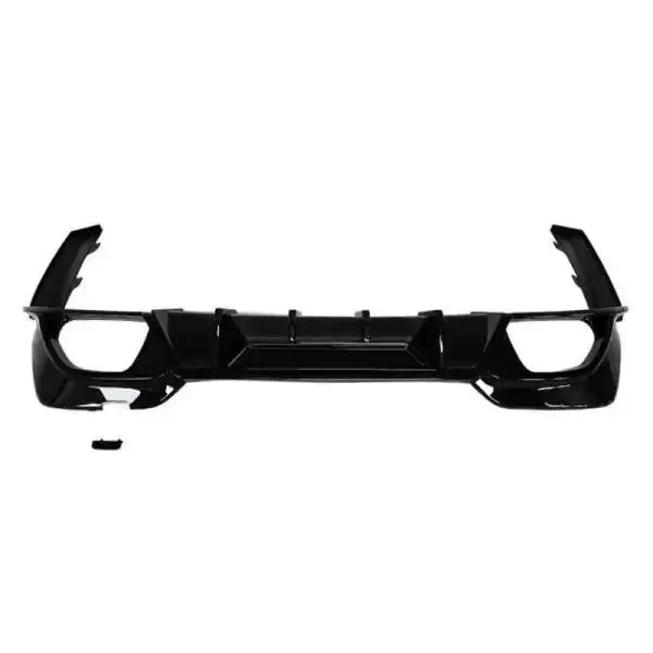 M Sport Rear Bumper After lip Diffuser Skirt Splitter F1 Style Glossy Black CC-206 Compatible With BMW 3 Series G20 2018-2022