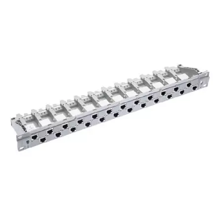 R&M Patch Panel 24Ports PC 19" 1U Empty C6A/u GY R813486