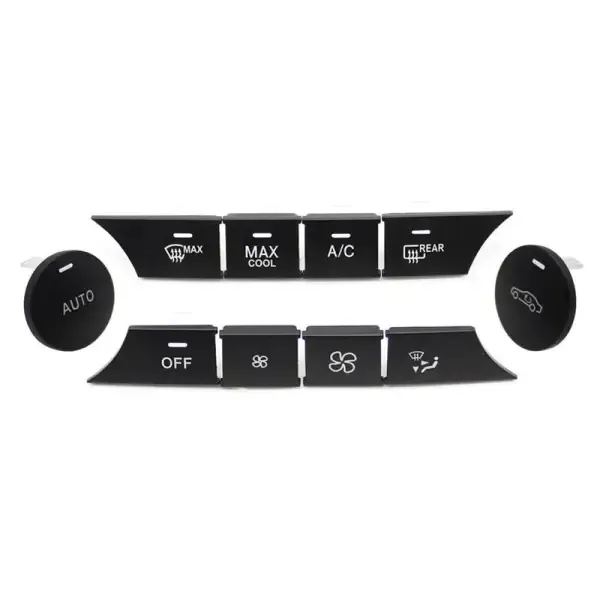 Console Dashboard Air Conditioning Ac Wind Volume Heater Climate Control Button A1669009505 Model A CC-4917 Compatible With Mercedes Benz Ml Gl Gle Gls W166 W292 2012-2019