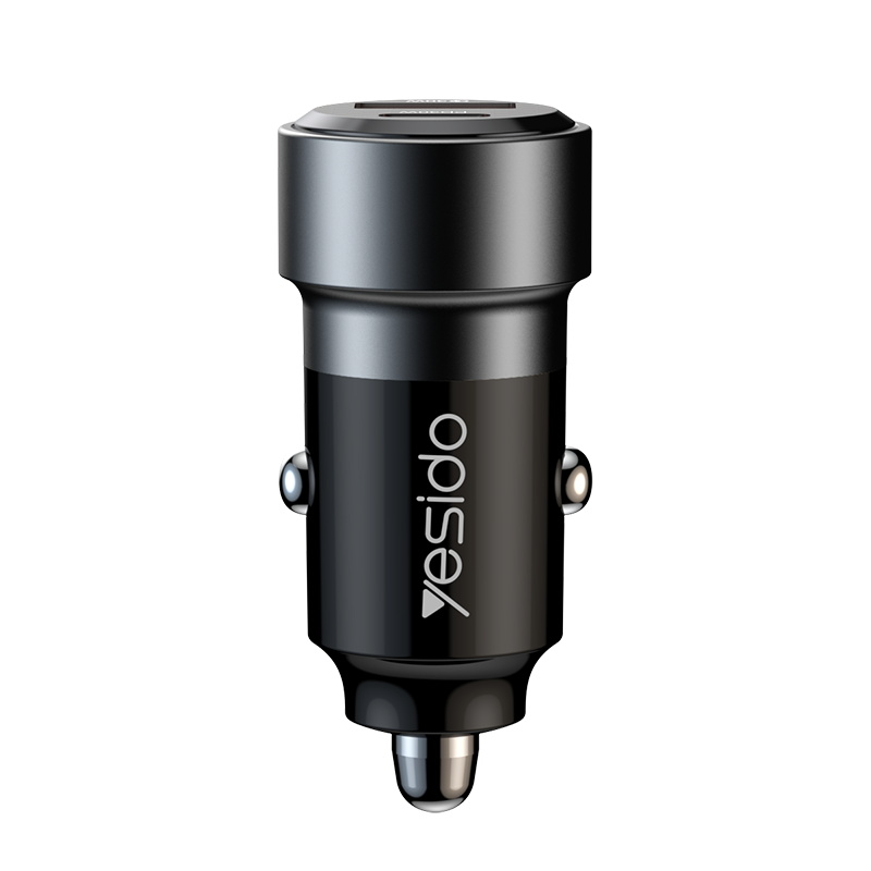 Yesido Y55 60W Fast Charging Car Charger | With TC to TC cable car cigarette lighting port charger adapter