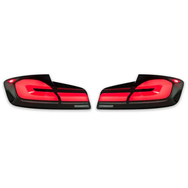 Upgraded Tail Light Lamp Xenon Taillight Retrofit Upgrade Modified Led Drl Hid Laser G30 Style RED CC-9721 Compatible With Bmw 5 Series F10 2010-2017
