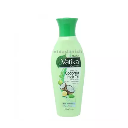 Dabur Vatika Naturals Coconut Hair Oil with Henna, Amla, Lemon & 5 Herbs - Nourish & Strengthen Hair & Scalp for Healthy & Radiant Hair for Kids, Women & Adults 250ml (Pack of 6)