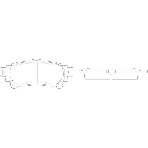 Toyota Fortuner Rear Brake Pads