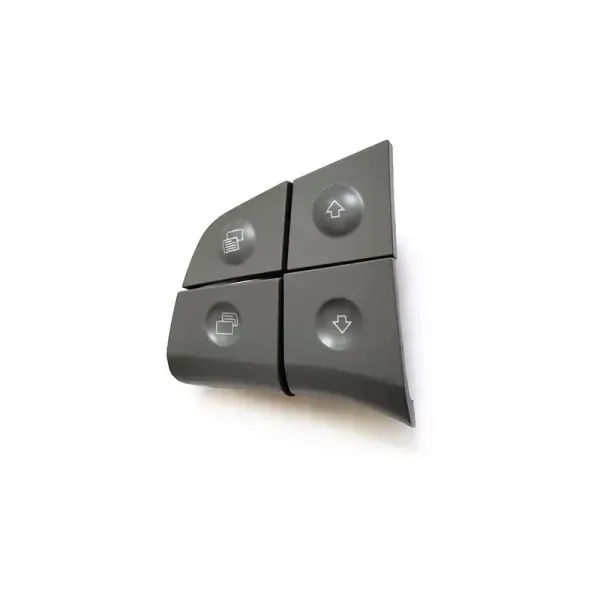 Steering Wheel Knob Button Gray 16482079107379l Left CC-2753 Compatible With Mercedes Ml W164 2006-2009 Gl W164 2006-2009
