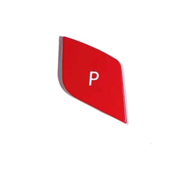 Gear Lever Auto Parking Button Letter P Button 61316817623-2 61316817623-2 Rh Red CC-4989 Compatible With BMW 5 Series G30 2017-2023 6 Series G32 2017-2023 7 Series G12 2016-2023