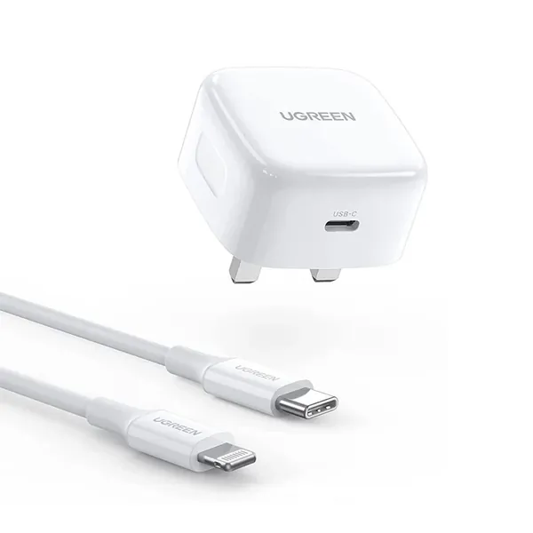 UGREEN 20W Charger with Type-C to Lightning Cable CD137 (70297)