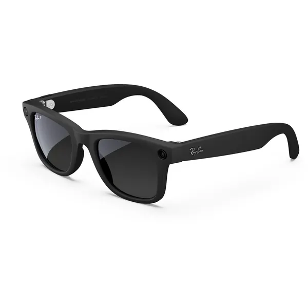 Ray-Ban | Meta Wayfarer Large Gen 1 AI Glasses (Matte Black Gradient Graphite Polarised)
