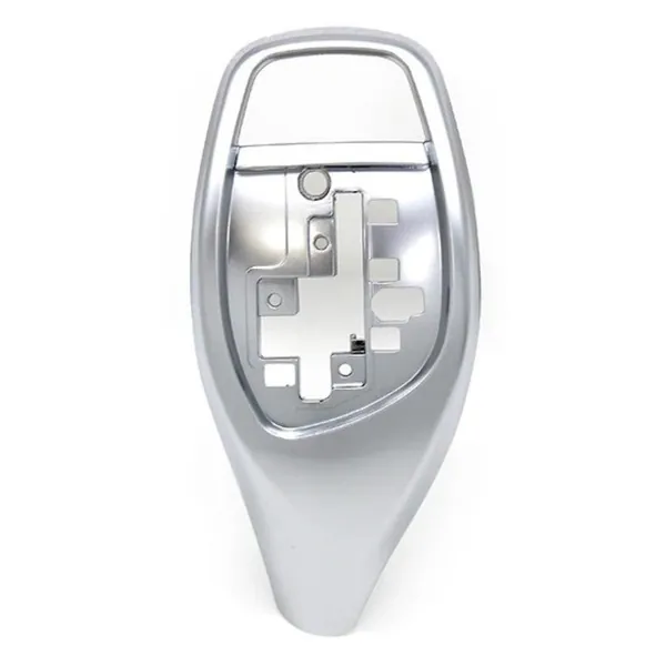 Gear Shifter Leaver Knob Shift Lever Cover Replacement 61319346827-b-1 Model B Silver Chrome M Sport CC-7816 Compatible With Bmw X5 X6 Series F15 F16 2014-2018