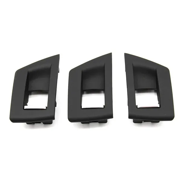 Car Interior Door Armrest Inside Pull Handle Window Switch Cover Black 51417225889l 51417225890r Rhd Model A CC-7882 Compatible With Bmw 5 Series F10 2010-2017