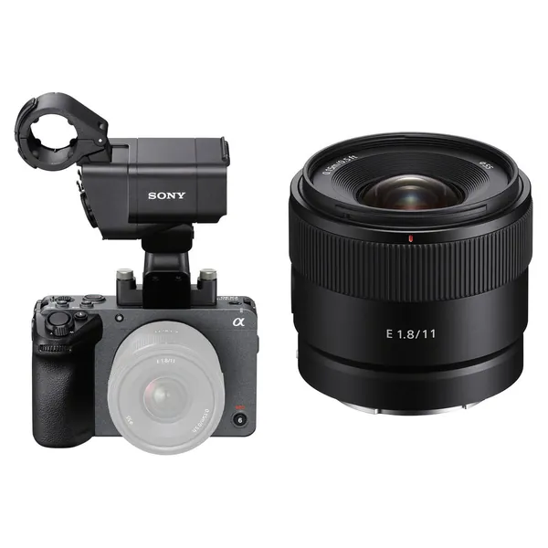 Sony FX30 Digital Cinema Camera with XLR Handle Unit and 11mm Lens Kit