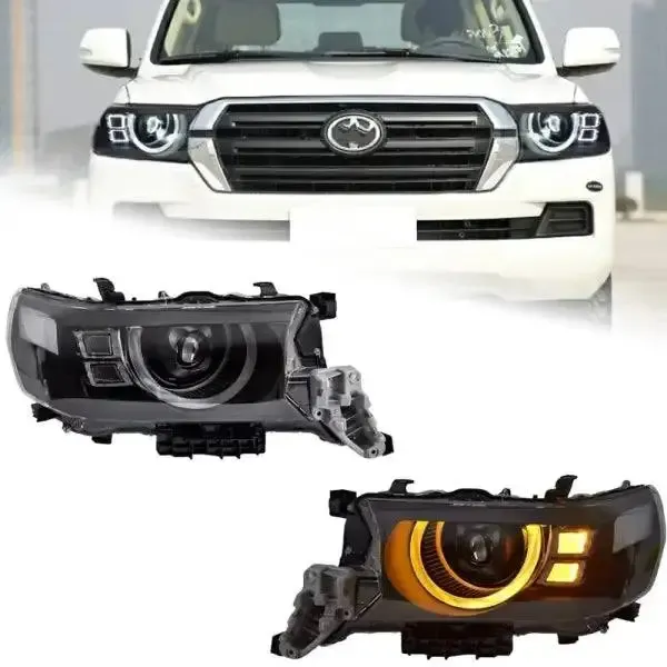 LED Headlight DRL LED Projector Lens Compatible With Toyota Land Cruiser 2016-2021 LC70-LC90