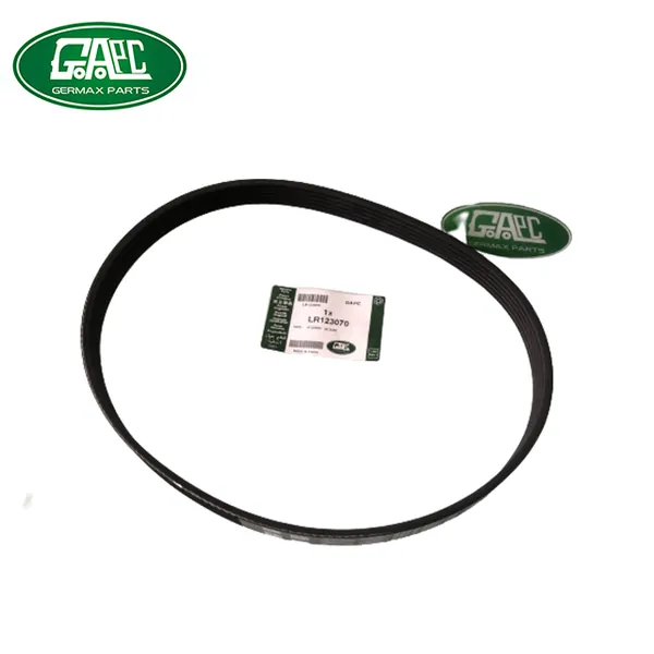 Germax Fan Belt LR123070 6PK781 KPLA8620BA KPLA-8620-BA GL2482 Land Rover Range Rover Vogue 2013-2017 Range Rover Sport 2014-2017 Range Rover Velar 2017-2020 Discovery 5 2017-2020 New Defender 2020