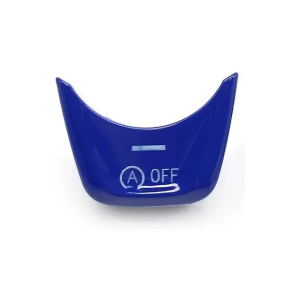 Engine Ignition Start Stop Auto Off Switch Button Cover Trim Blue 61316835087-3 CC-6697 Compatible With BMW 1 Series, 5 Series G30 (2017-2023), X3 X4 G01 G02 G08 (2018-2024), 6 Series GT G32 (2017-202