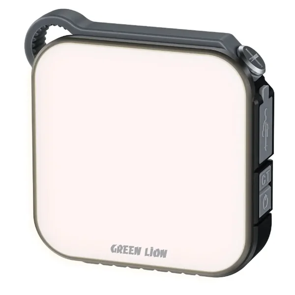 Green Lion Solar Lumix Portable LED Light with Power Bank (4000mAh) - Gray