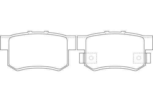 Honda CRV, Stream, Insight Rear Brake Pads