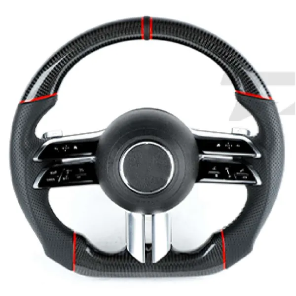 Upgraded Custom Amg Brabus Maybach Full Steering Wheel Style 11 CC-8149 Compatible With Mercedes A B C E S G V M Class Ml Gl Gla Glb Glc Gle Gls Slk G55 G63 G Wagon Eqs